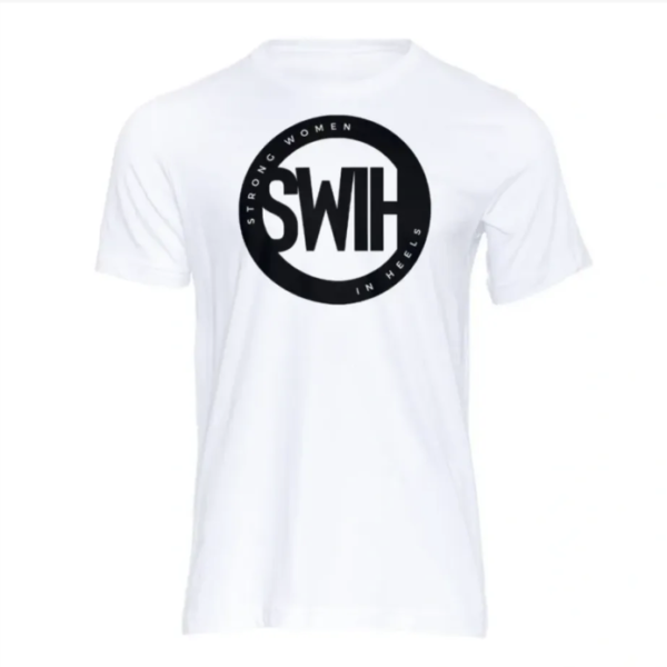 White Tee with Black Logo