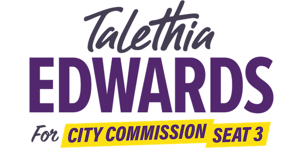 Talethia Edwards for City Commissioner Seat 3 logo